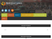 Tablet Screenshot of downtownpasco.com